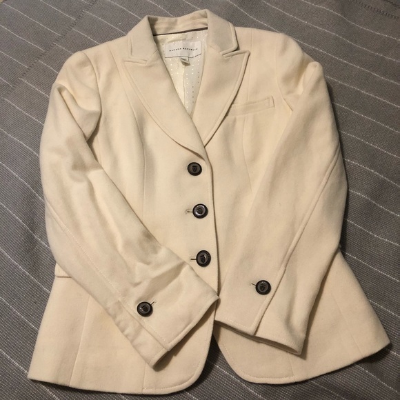 NWOT Banana Republic Wool Peacoat - Picture 1 of 6
